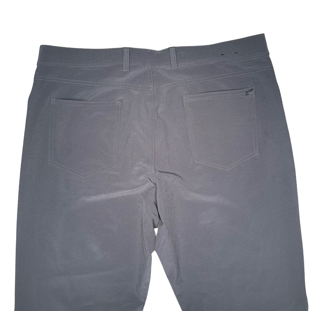 Mizzen+Main Helmsman Slim Pants Mens 35x32 Grey Excellent Performance‎ Chino - Picture 5 of 5
